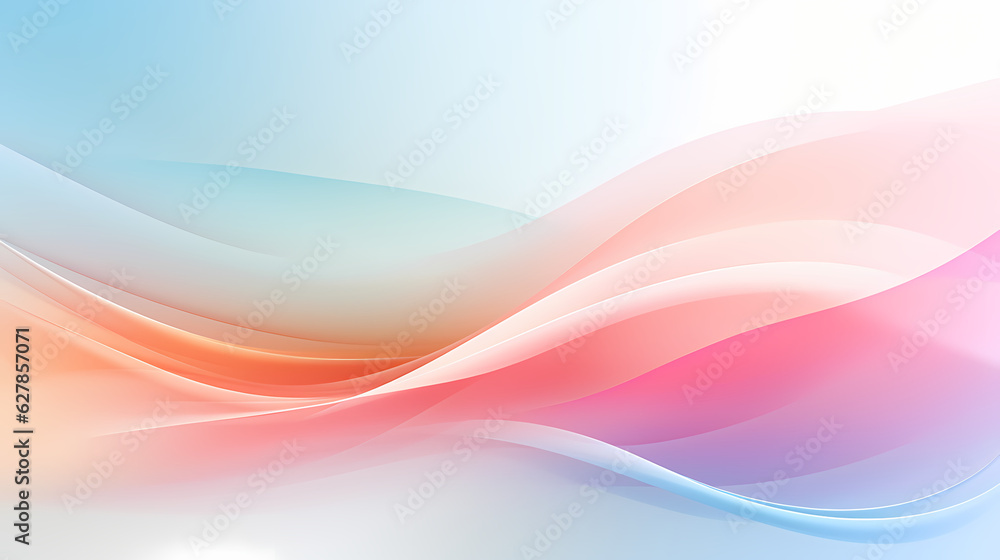 Abstract light color background with waves. Generative AI Abstract light color background with waves. Generative AI