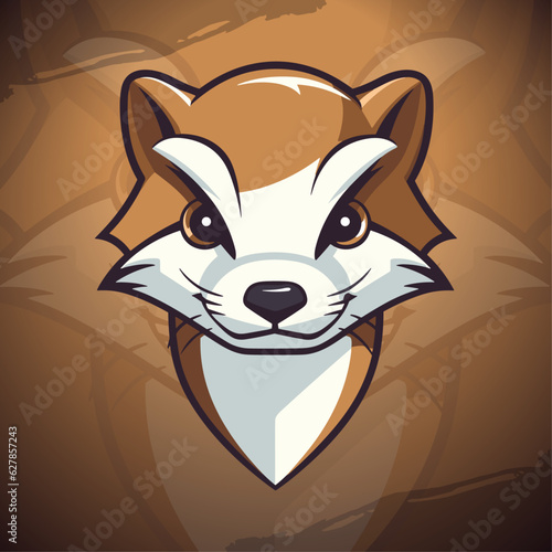 Unleash the Weasel: Captivating Mascot Logo Design for Sports & Esport Apparel and Gear