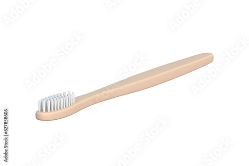 Toothbrush isolated on white background. 3d render