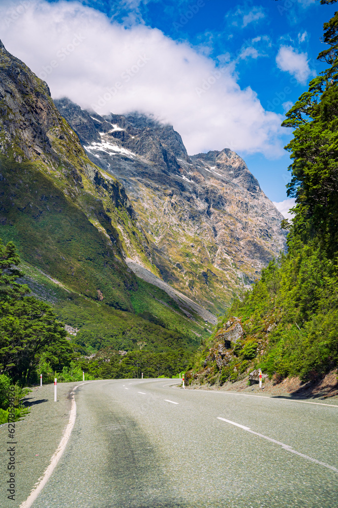 Fototapeta premium road to the mountains