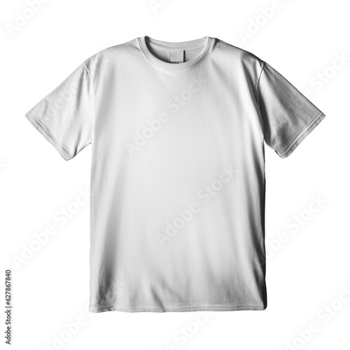 Mock up unisex white T-shirt template for your design