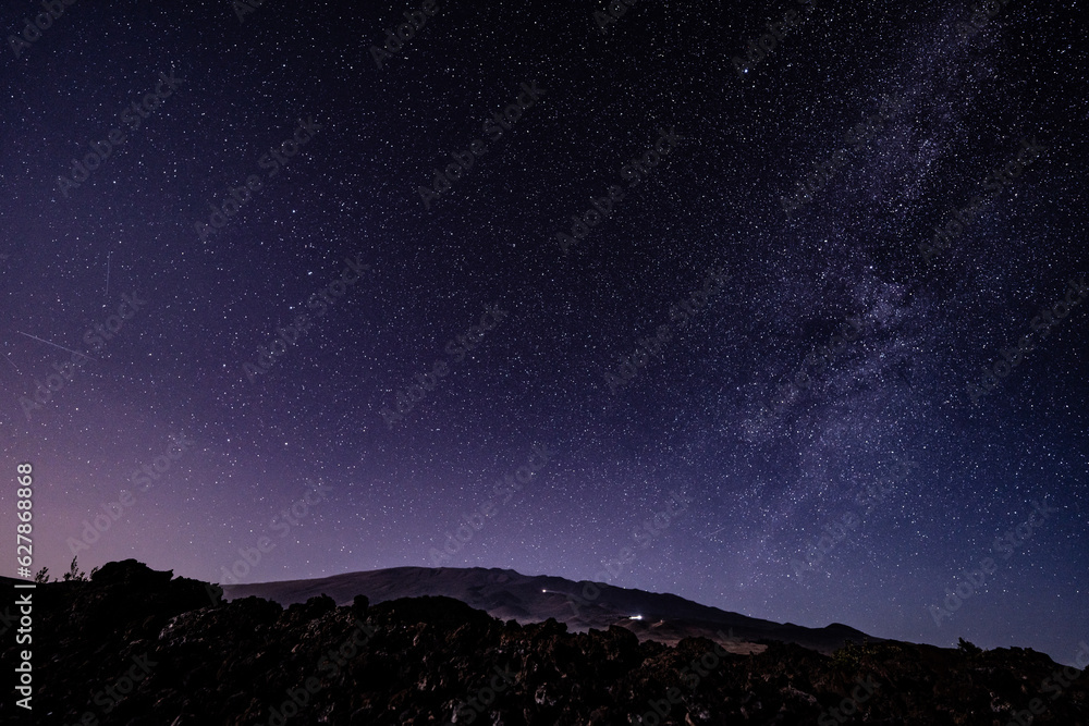 Stargazing at Mauna Loa Observatory Road, Big Island Hawaii. Starry night sky, Milky Way galaxy astrophotography. Mauna kea Stargazing at Mauna Loa Observatory Road, Big Island Hawaii. Starry night sky, Milky Way galaxy astrophotography. Mauna kea