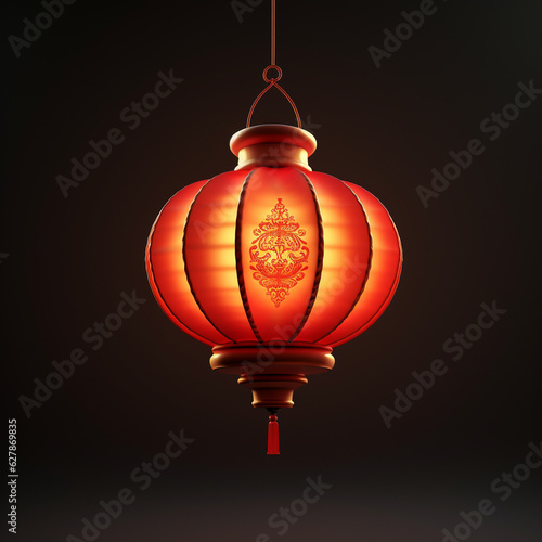 chinese lantern, realistic render