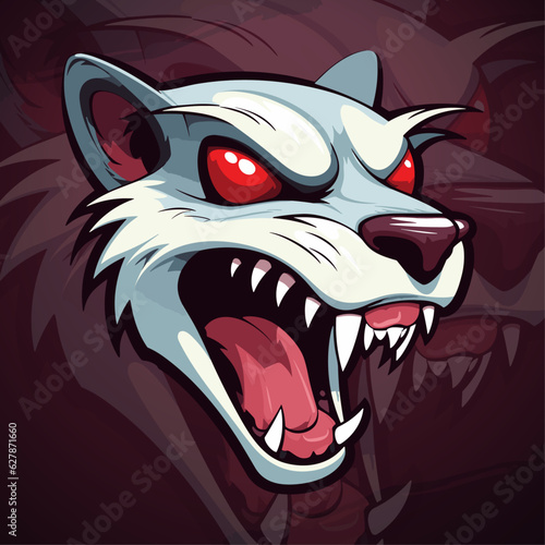Rise of the Undead: Modern Zombie Weasel Mascot Logo for Sport & Esport Teams - Unleash the Fear