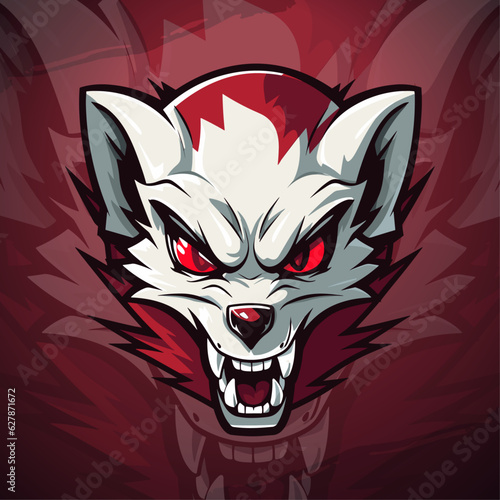 Fearless Ferocity: Zombie Weasel Emblem for Sport & Esport Teams - Conquer Your Rivals