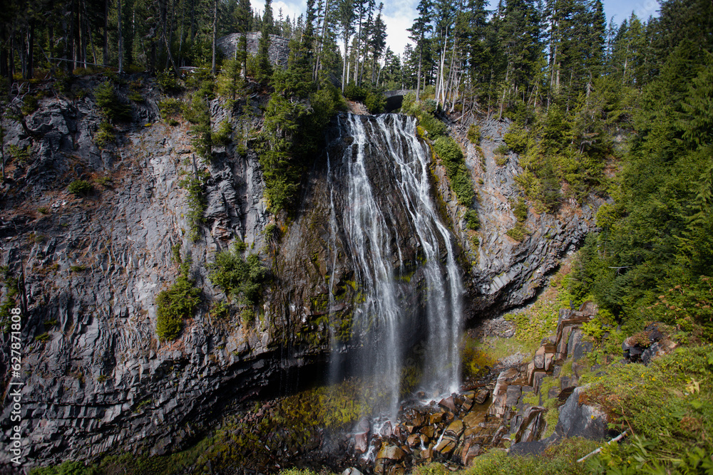 Narada Falls, Mount Rainier National Park, Washington Narada Falls, Mount Rainier National Park, Washington