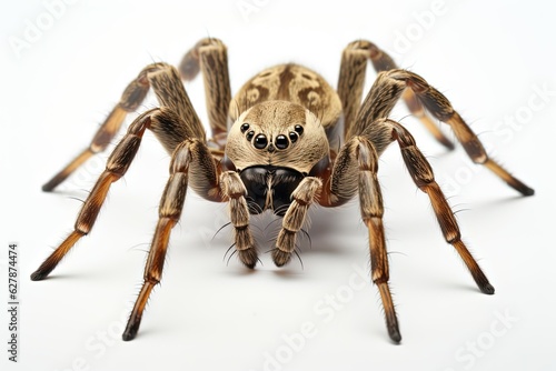 Fototapete spider on white background