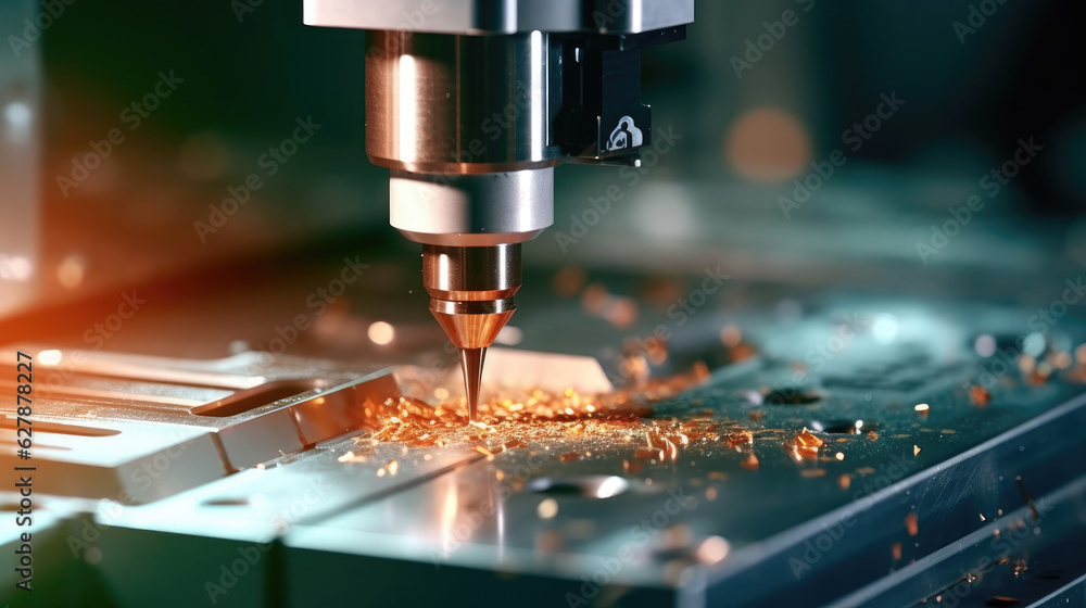 CNC milling machine Process, The CNC lathe produces steel parts for the automotive manufacturing process, metal CNC milling machine Process, The CNC lathe produces steel parts for the automotive manufacturing process, metal