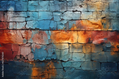 Rusted color of wall