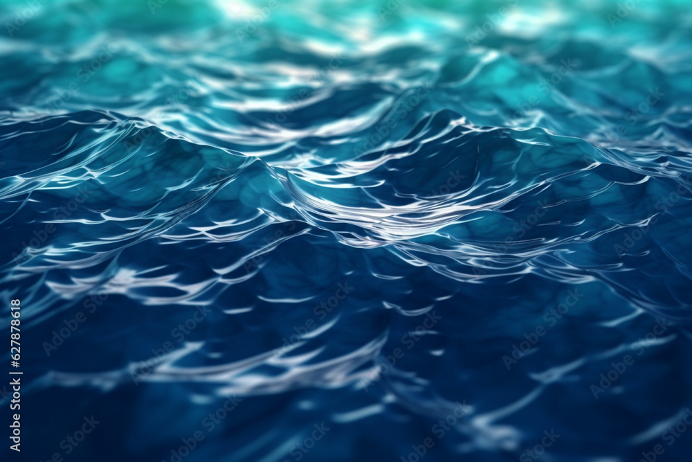 blue water background, abstract background with a futuristic design 