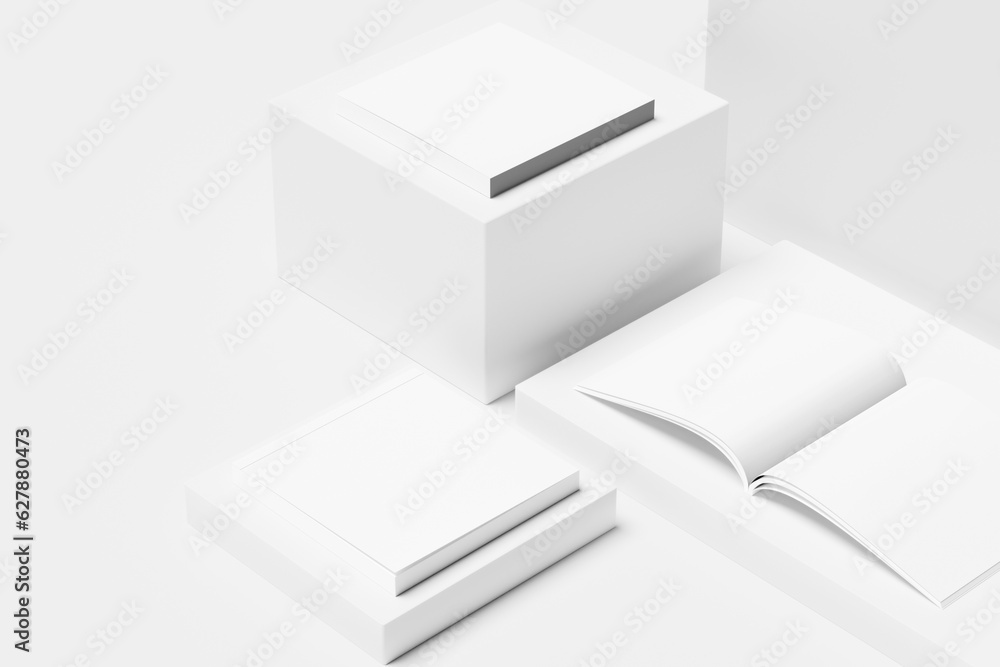 Square Magazine Mockup Square Magazine Mockup