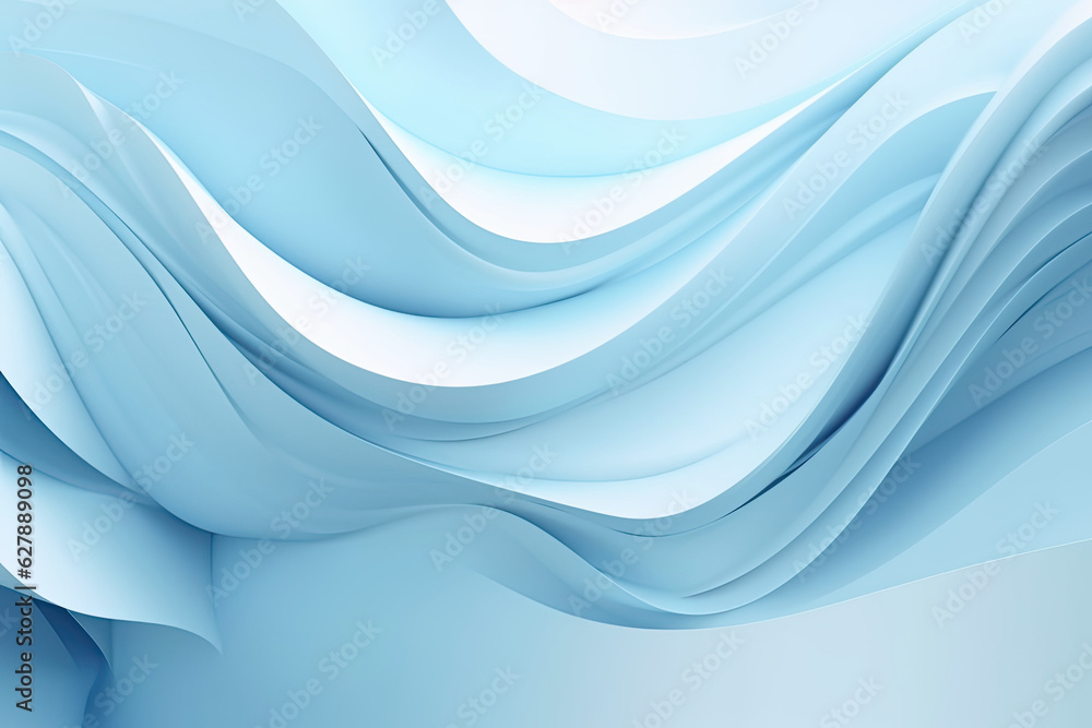 Abstract light blue and white background. Generative AI Abstract light blue and white background. Generative AI