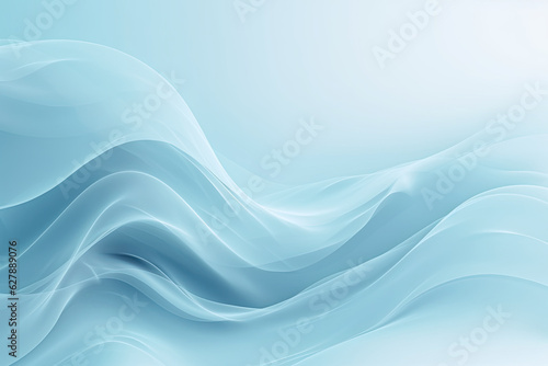 Abstract light blue and white background. Generative AI