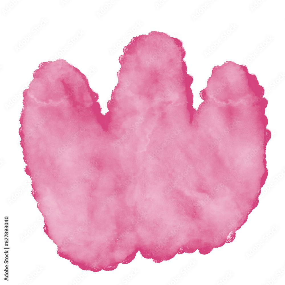 Pink Watercolor Abstract Shapes Pink Watercolor Abstract Shapes