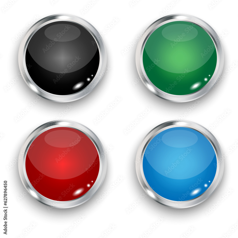 Glossy web buttons. Vector illustration. EPS 10. Glossy web buttons. Vector illustration. EPS 10.