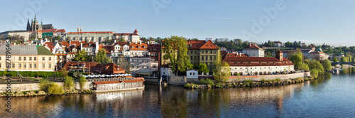 Panorama of historic center of Prague: Gradchany Prague Castle