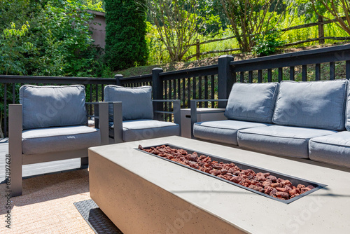 fire pit outdoor area