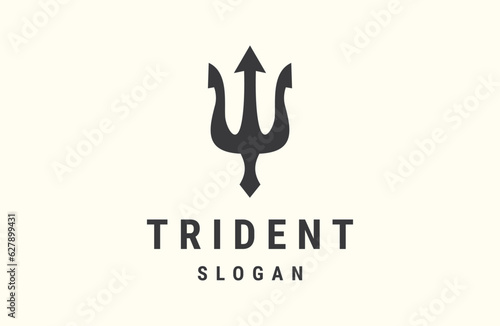 Trident Poseidon Company Logo Design