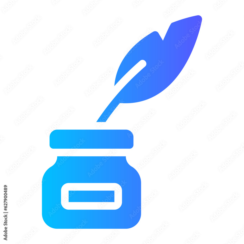 Obraz premium ink gradient icon