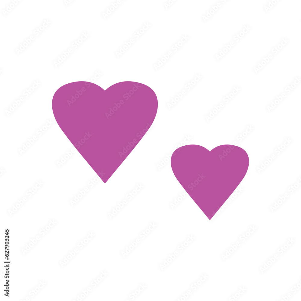 pink heart logo icon pink heart logo icon