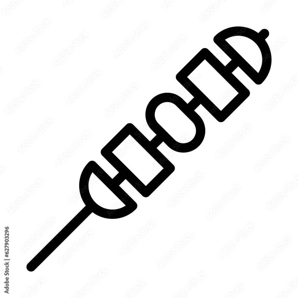 skewers icon vector illustration skewers icon vector illustration