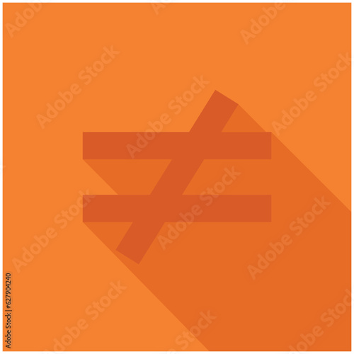 inequality icon vector
