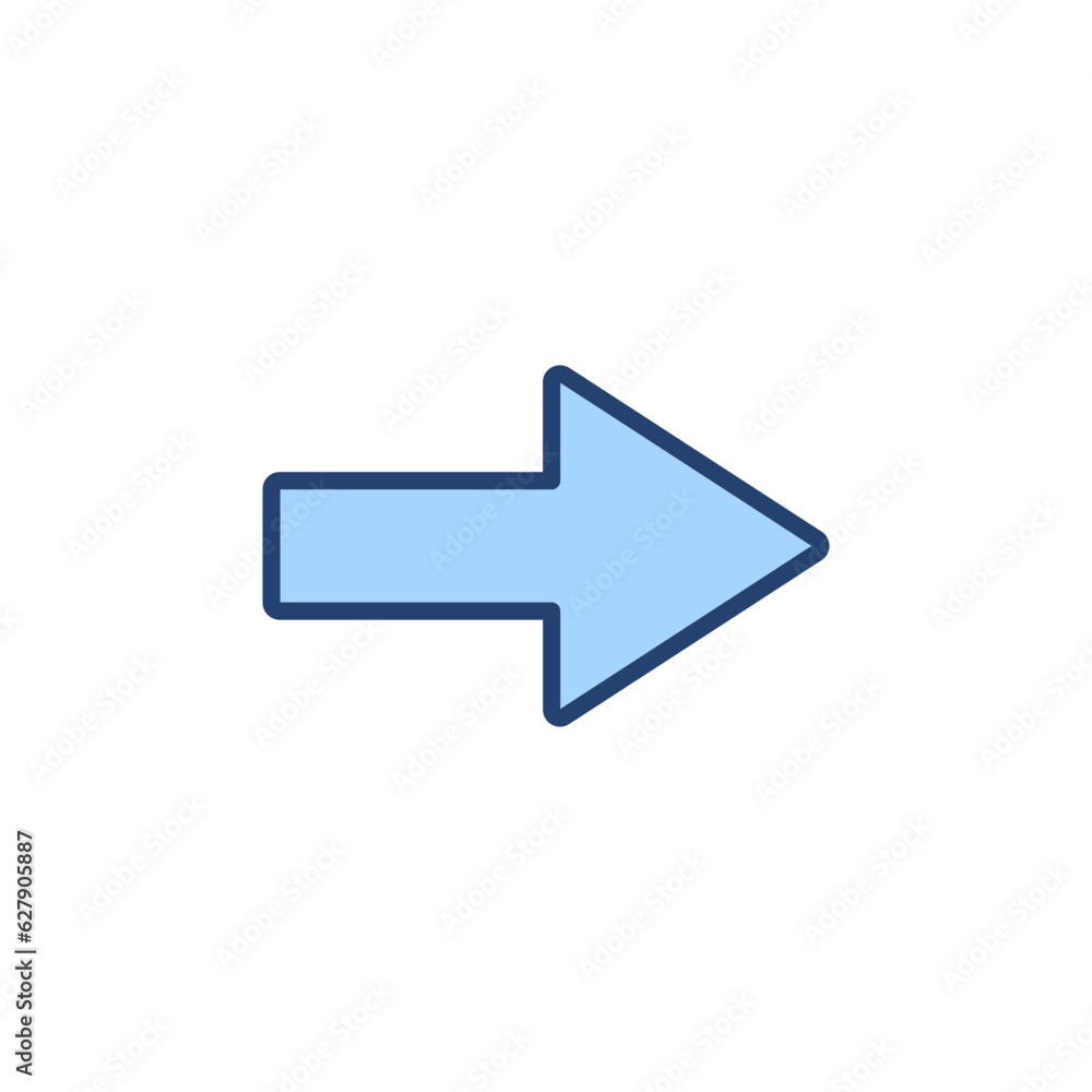 Arrow icon vector. Arrow sign and symbol for web design. Arrow icon vector. Arrow sign and symbol for web design.