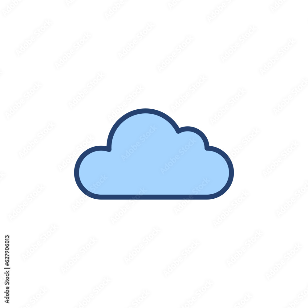 Cloud icon vector. cloud sign and symbol Cloud icon vector. cloud sign and symbol