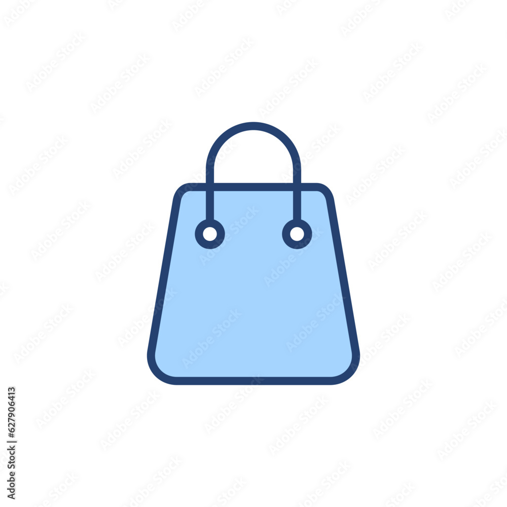 Shopping bag icon vector. shopping sign and symbol Shopping bag icon vector. shopping sign and symbol