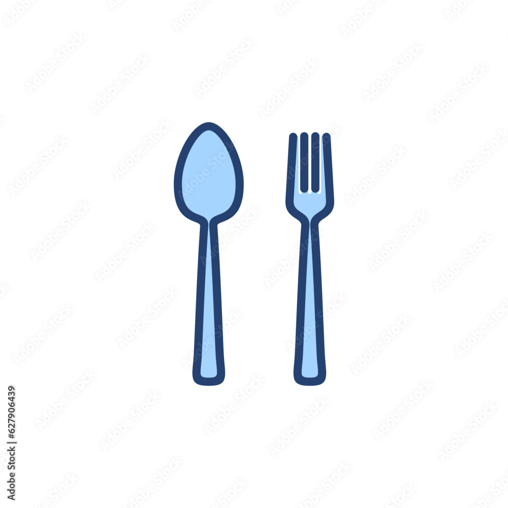spoon and fork icon vector. spoon, fork and knife icon vector. restaurant sign and symbol spoon and fork icon vector. spoon, fork and knife icon vector. restaurant sign and symbol