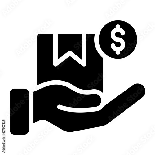 cash on delivery Solid icon