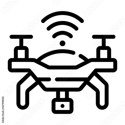 drone Line Icon