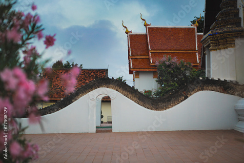 other scene of wat phumin one of landmark in nan northern of thailand photo