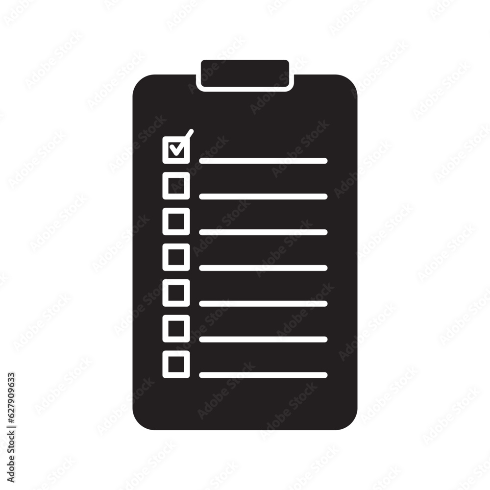 checklist icon design illustration vector isolated checklist icon design illustration vector isolated