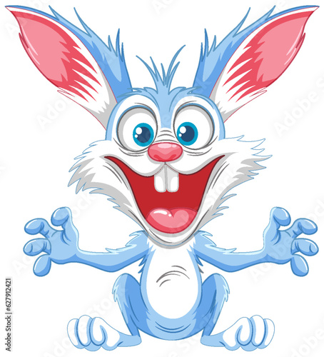 Crazy Rabbit Cartoon Freaks Out