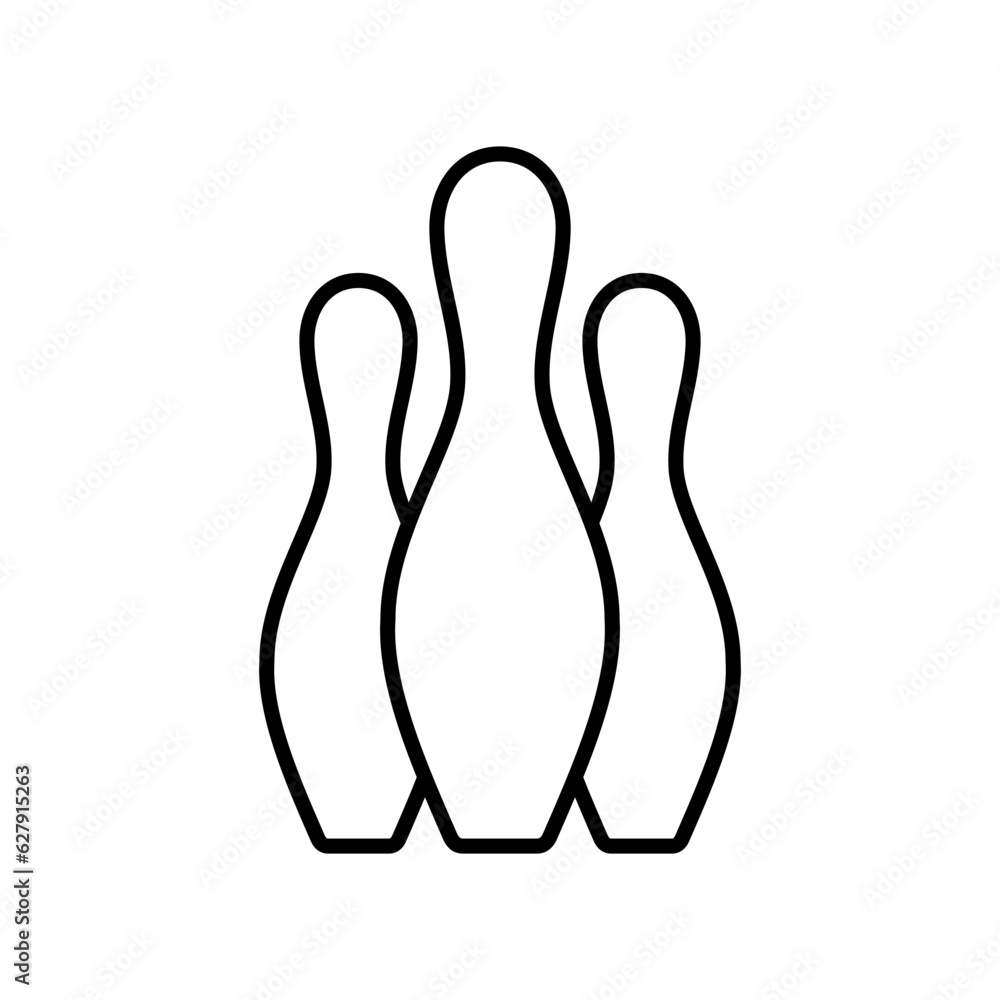 Bowling Striking Victory icon vector design templates Bowling Striking Victory icon vector design templates