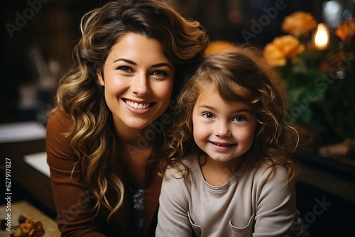 Mother and daughter bonding...