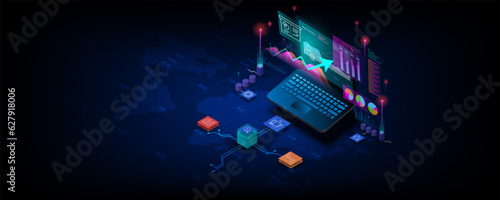 abstract background technology concept laptop screen stock chart stock market trading business currency trading stocks