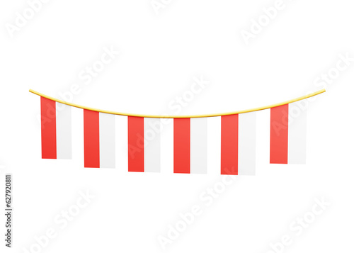 Indonesia independence day cute icon