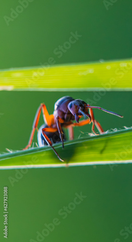 Forest ant closeup