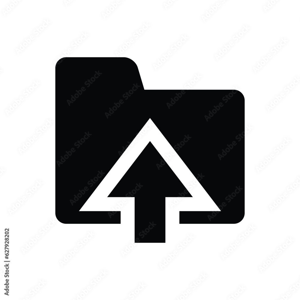 Data storage upload vector icon Data storage upload vector icon