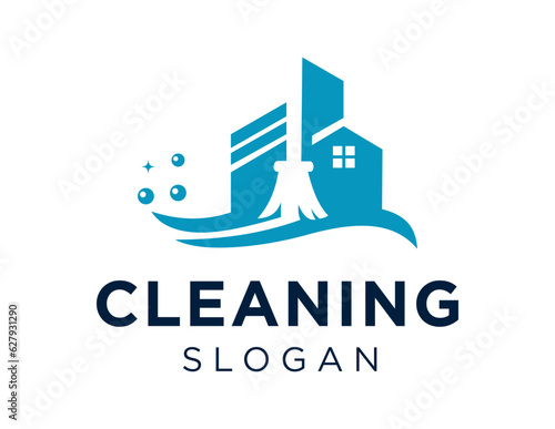 Logo design about Cleaning on a white background. made using the CorelDraw application.