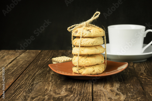 Wallpaper Mural Delicious chocolate cookies, round in shape Torontodigital.ca