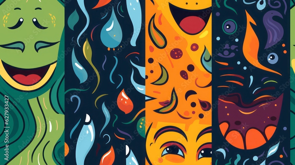 seamless pattern with fishes seamless pattern with fishes
