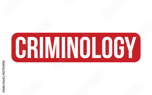 Criminology Rubber Stamp Seal Vector