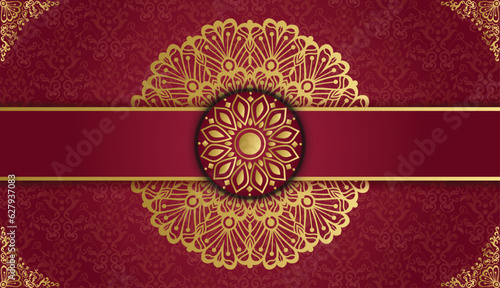 Extraordinary creative invitation card with floral mandala. Royal ornamental mandala design background. Decoration, Decorative, Ornament, Ornamental, India, Indian, invitation, Wedding, Anniversary, 