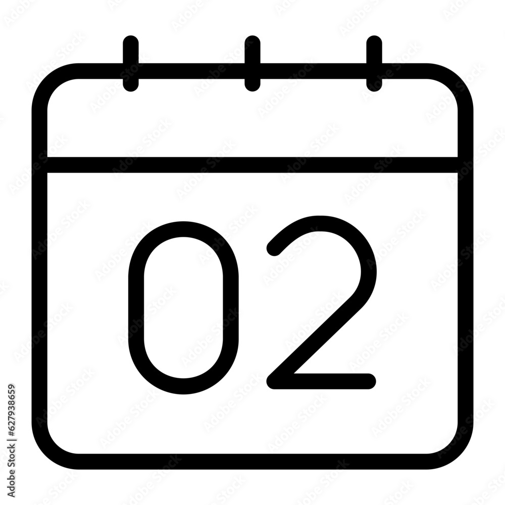 calendar line icon calendar line icon