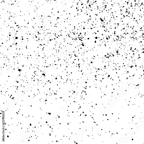 Grunge overlay texture. Monochrome abstract splattered background.