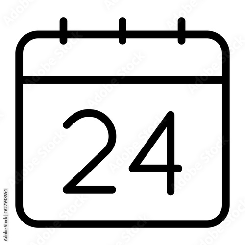 calendar line icon