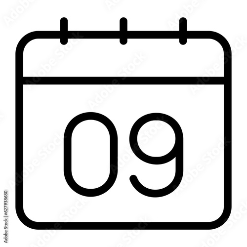 calendar line icon
